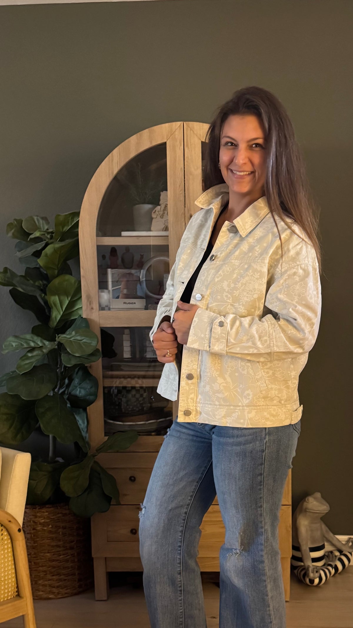 The Ivory Floral Jacket