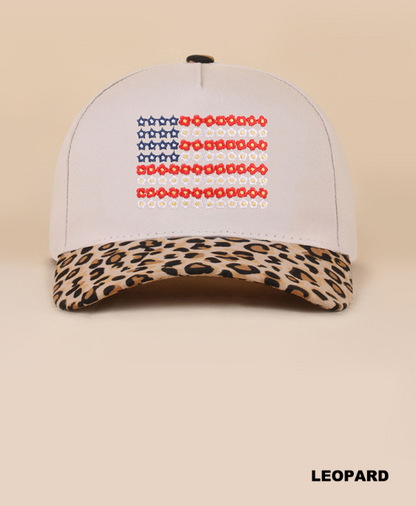 Two-Tone American Flag Hat
