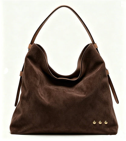 Evie Suede Hobo Shoulder Bag