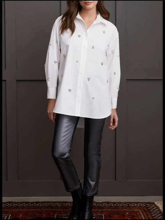 Bedazzle Me Blouse- 2XL