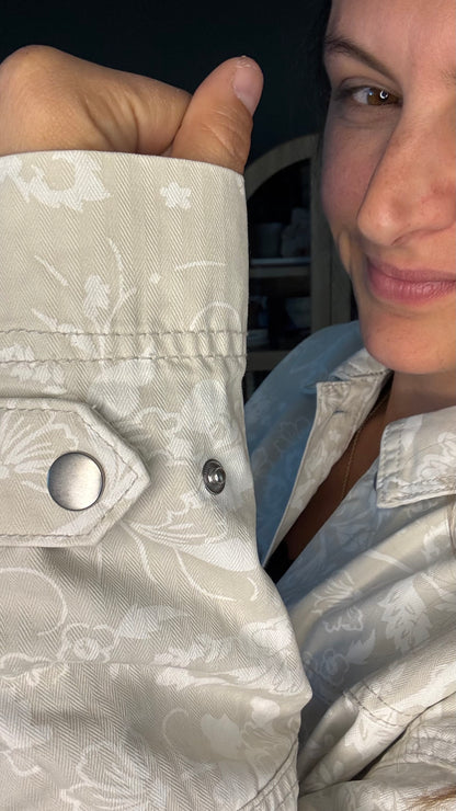 The Ivory Floral Jacket