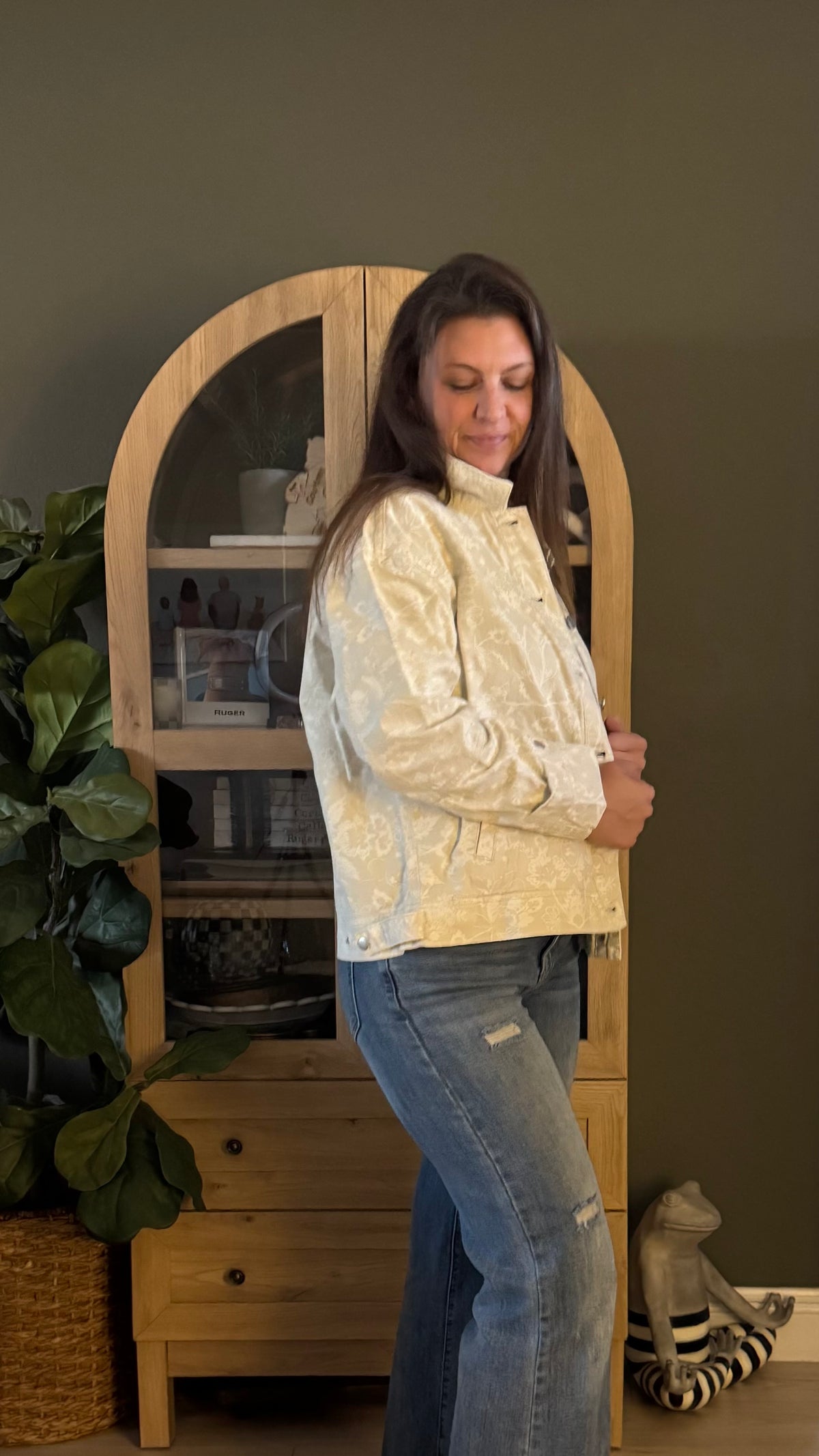 The Ivory Floral Jacket