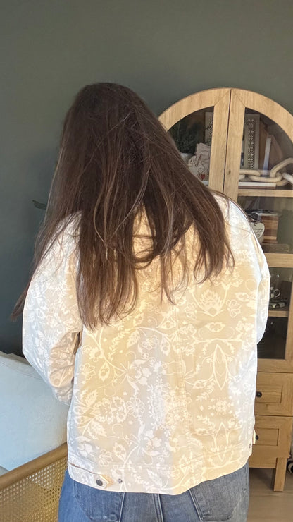 The Ivory Floral Jacket