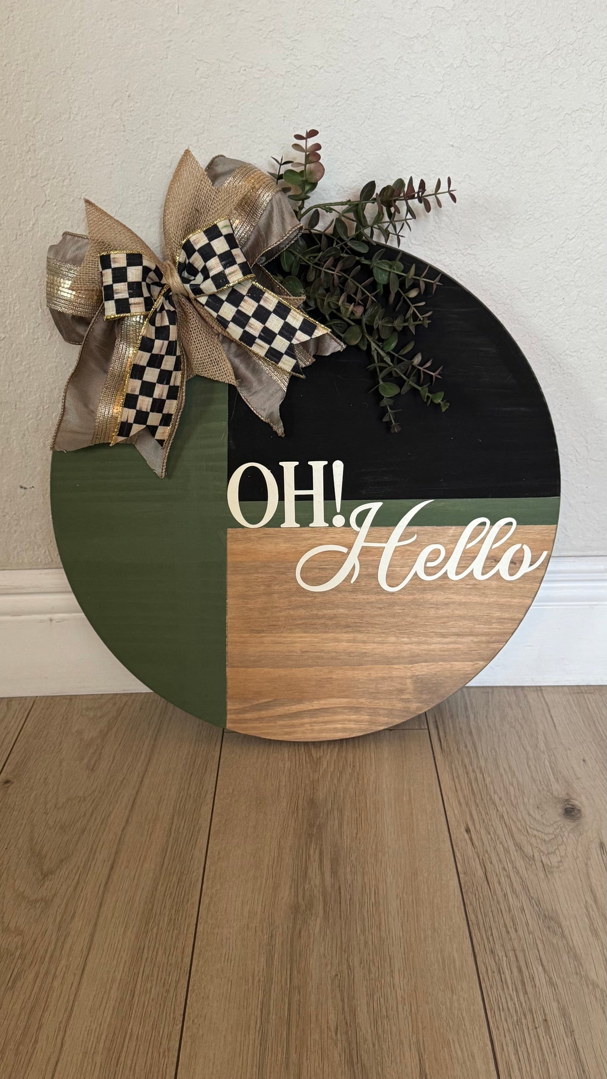 Oh! Hello Door Hanger