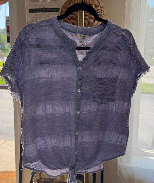 Umgee Periwinkle Blouse