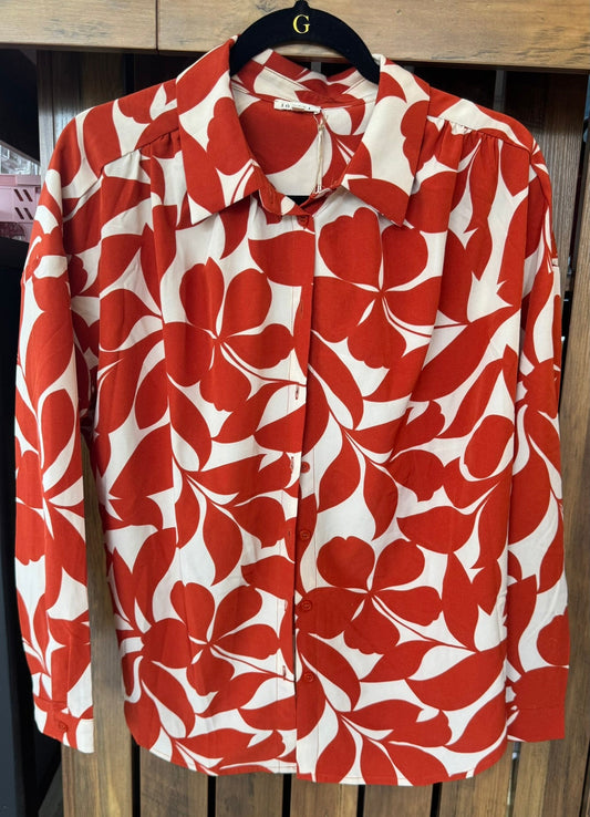 Rust & Ivory Blouse